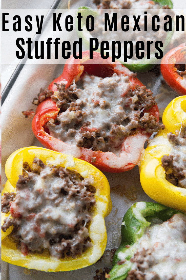 Mexican Keto Stuffed Peppers
 Keto Mexican Stuffed Peppers Easy Hearty & Flavorful