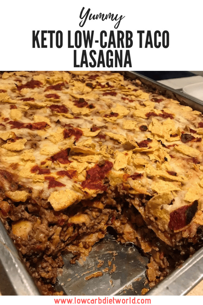 Mexican Keto Taco Lasagna
 KETO LOW CARB TACO LASAGNA LowCarbDietWorld