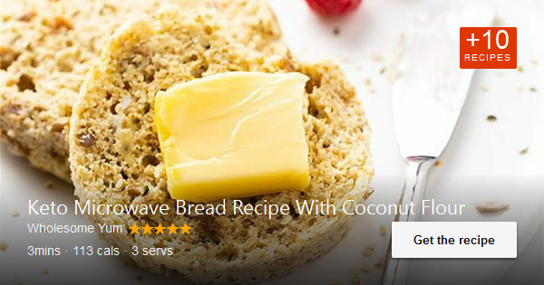 Microwave Keto Bread Coconut Flour
 The BEST keto microwave bread recipe with coconut flour