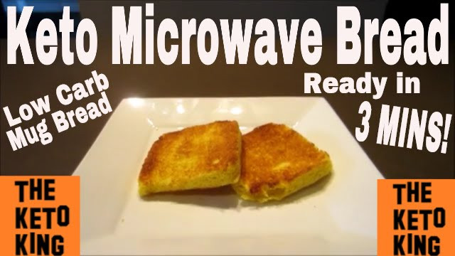 Microwave Keto Bread
 Keto Microwave Bread– only 3 MINS