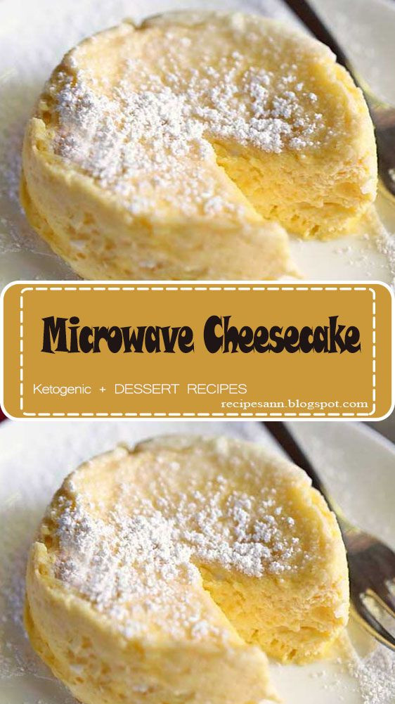 Microwave Keto Dessert
 Keto microwave cheesecake recipe is ready in just a few