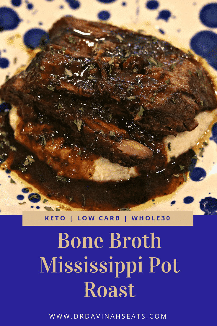 Missippi Pot Roast Slow Cooker Keto
 Bone Broth Slow Cooker Mississippi Pot Roast Whole30