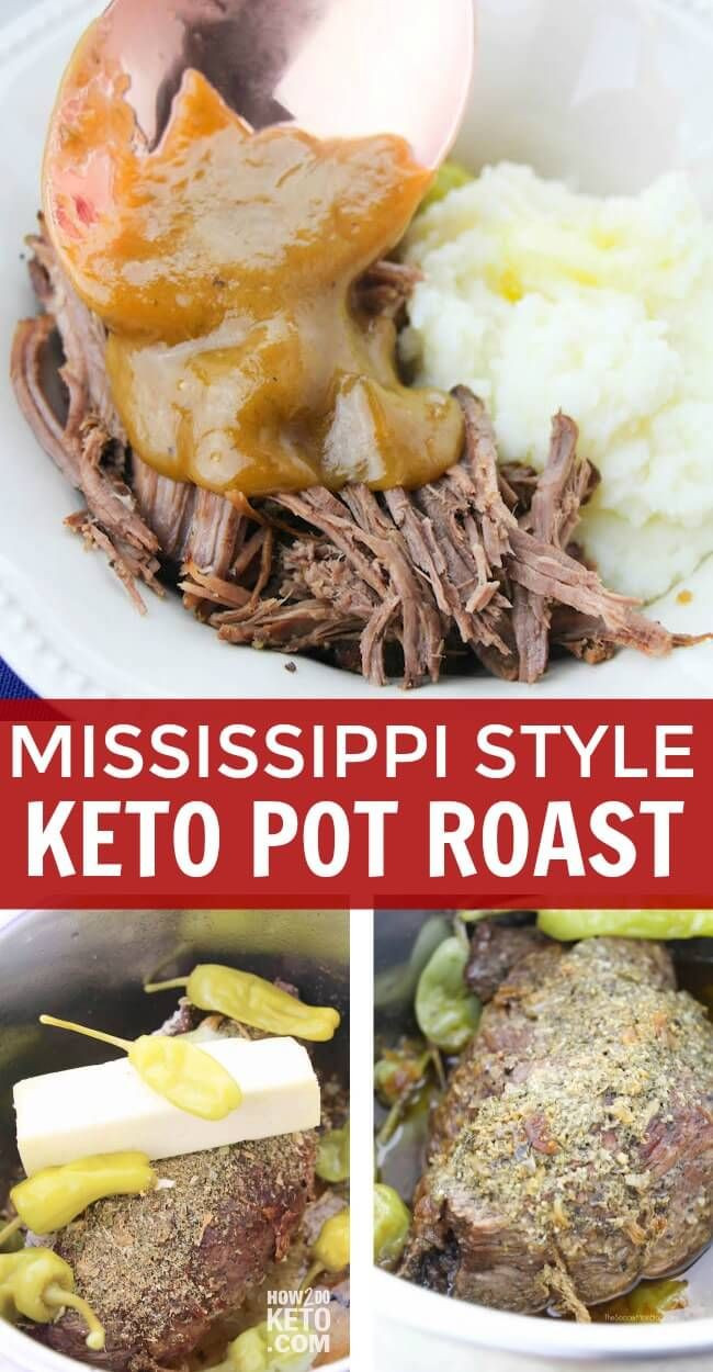 Mississippi Pot Roast Instapot Keto
 This Instant Pot Mississippi Style Keto Pot Roast is so