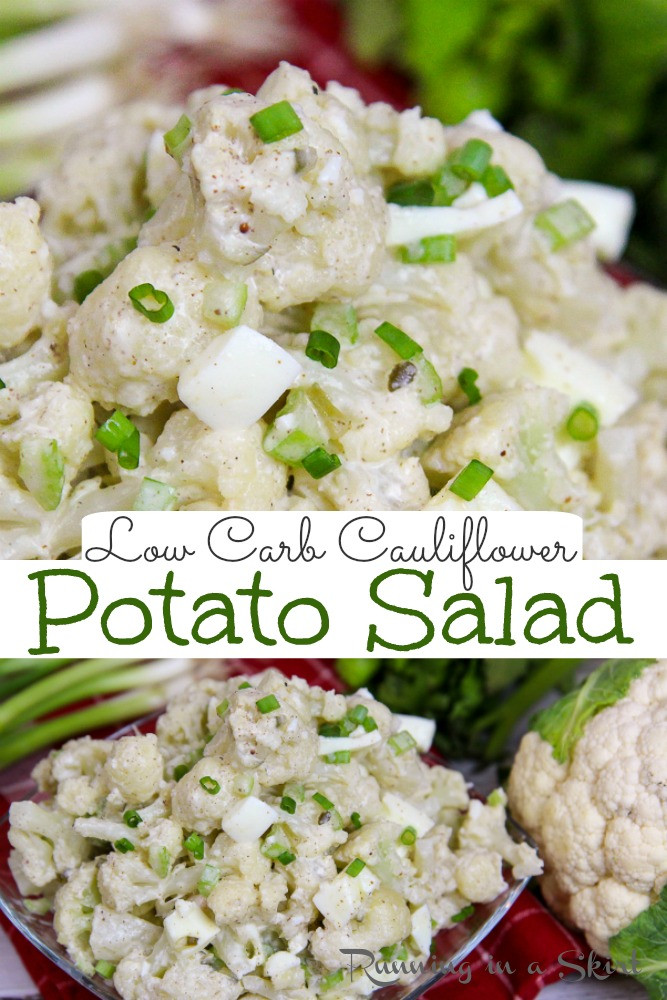 Mock Potato Salad With Cauliflower Keto
 Cauliflower Potato Salad recipe Low Carb & Keto