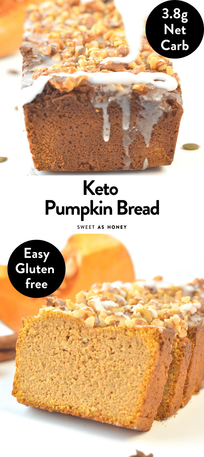 Moist Keto Pumpkin Bread
 KETO PUMPKIN BREAD with almond flour easy moist gluten