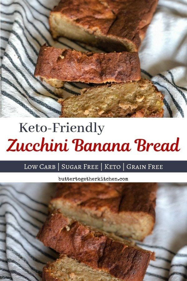 Moist Keto Zucchini Bread
 Keto Zucchini Banana Bread Soft and moist delicious