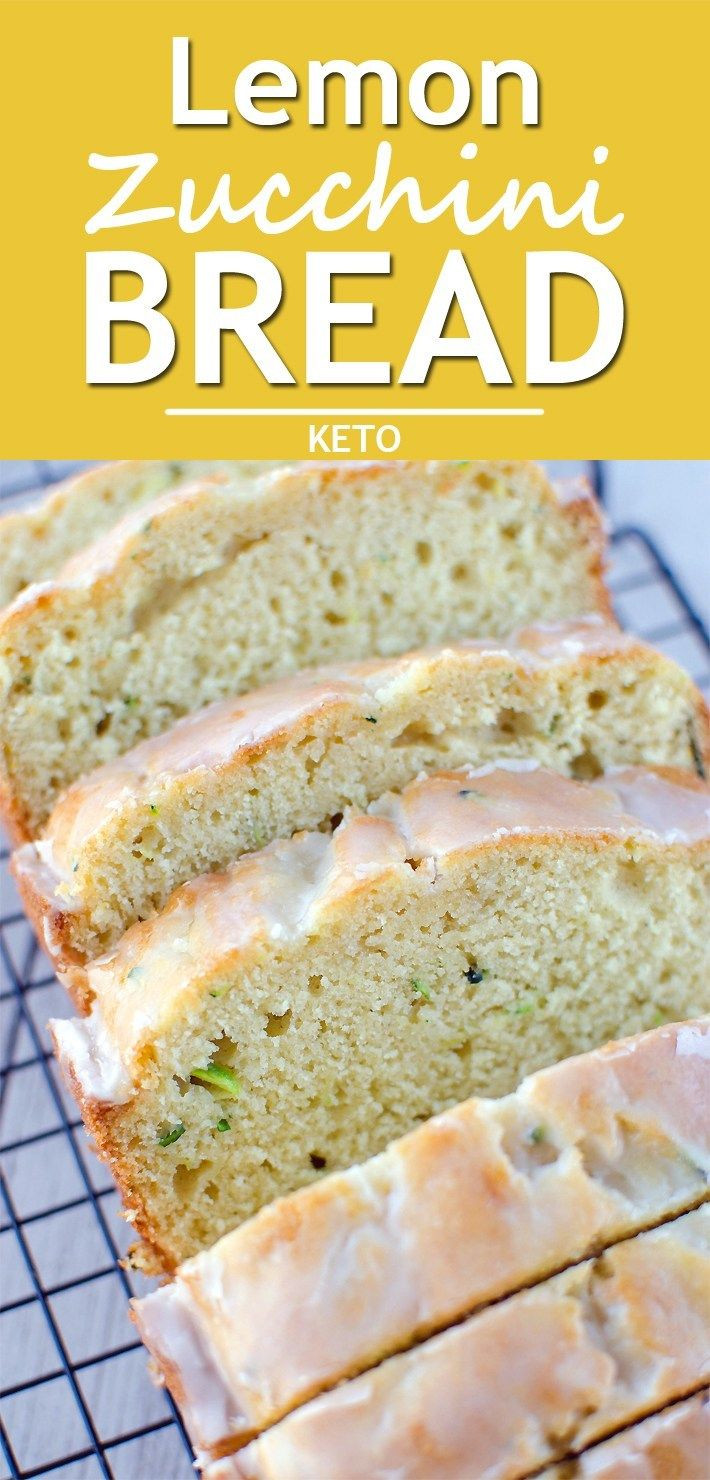 Moist Keto Zucchini Bread
 Keto Lemon Zucchini Bread is super moist and the burst of