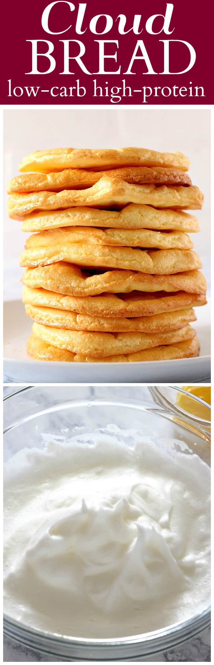 No Carb Bread Replacement
 Cloud Bread Recipe Crunchy Creamy Sweet