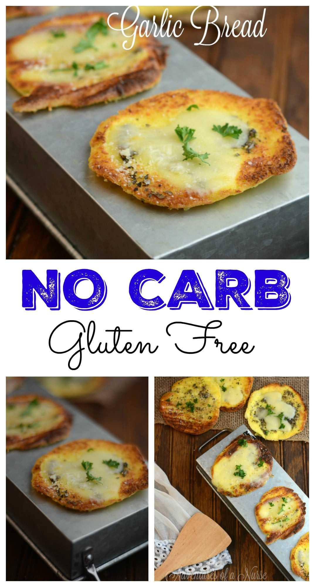 No Carbohydrate Bread
 Carb Free Gluten Free Garlic Bread