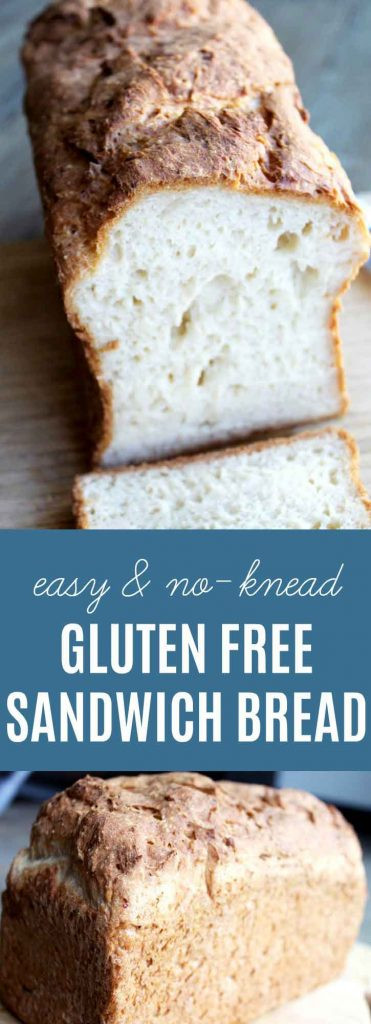 No Knead Gluten Free Bread
 Gluten Free Sandwich Bread