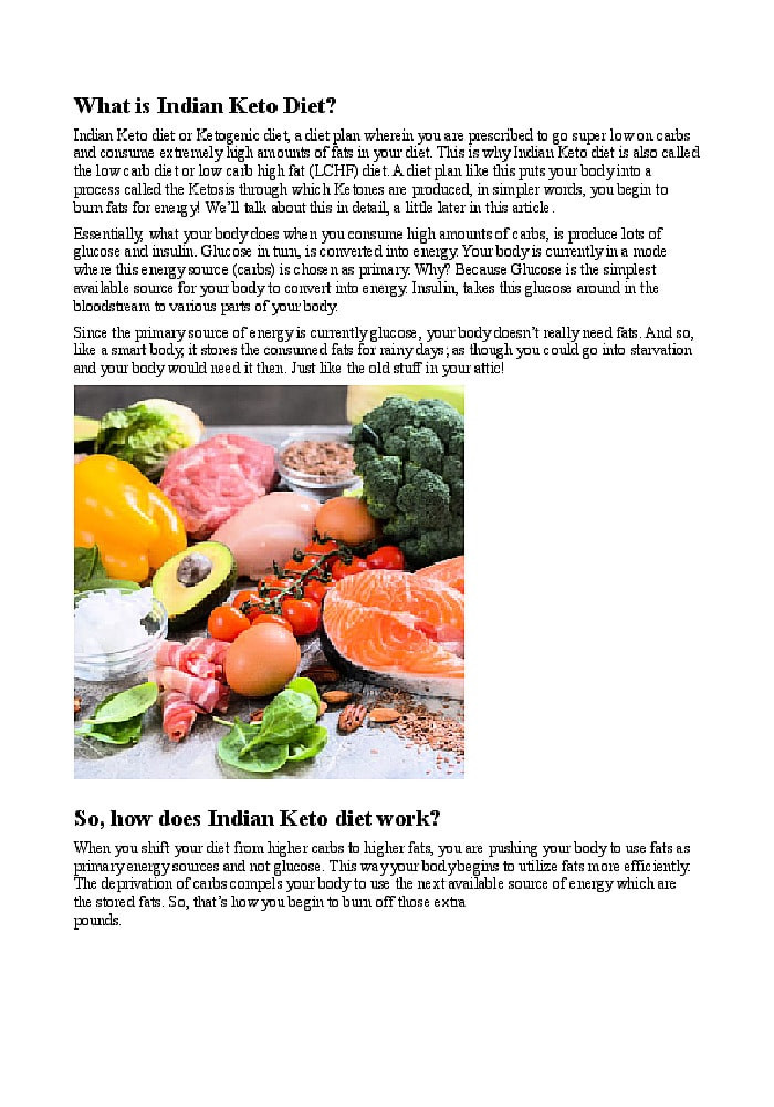 Non Keto Diet Plan
 [PDF] plete Indian Keto Diet Plan for Veg & Non