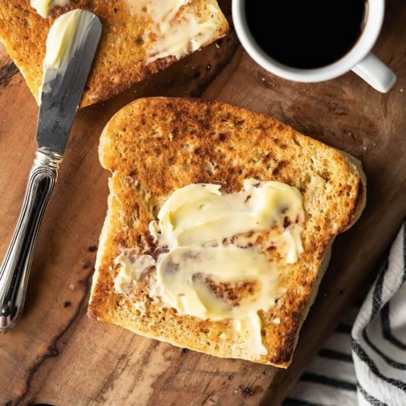 Not Eggy Keto Sandwich Bread
 A 90 second keto bread that’s not eggy at all and