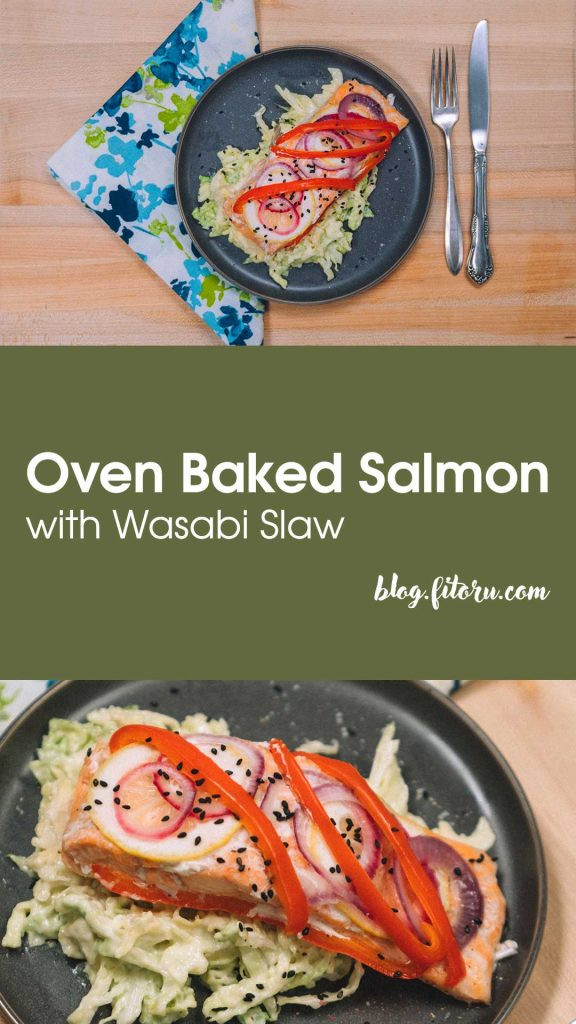 Oven Baked Salmon Keto
 Keto Oven Baked Salmon with Wasabi Slaw Fitoru Recipe