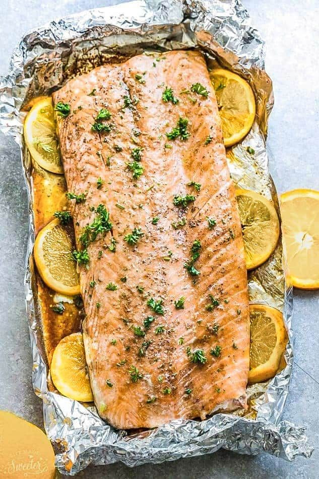 Oven Baked Salmon Keto
 Oven Baked Salmon with Lemon in Foil Best Easy Keto