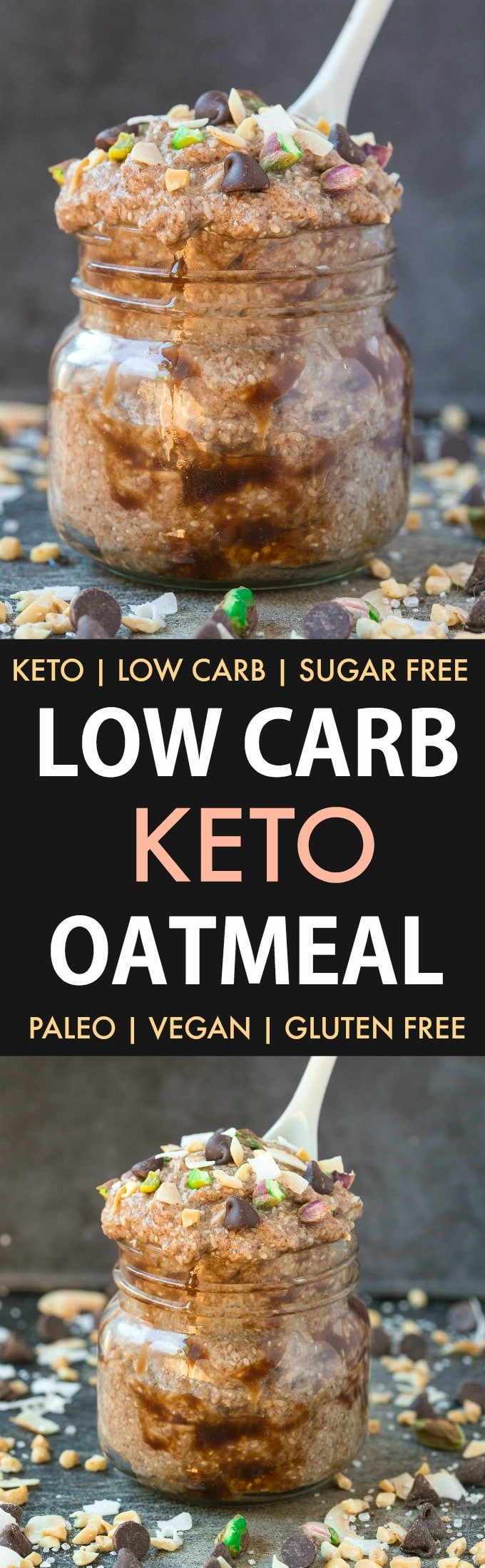 Overnight Oats Healthy Keto
 Low Carb Keto Overnight Oatmeal Paleo Vegan