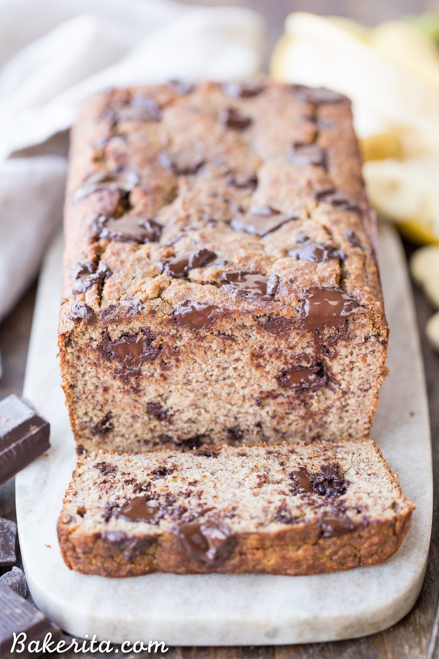 Paleo Keto Banana Bread
 Paleo Chocolate Chunk Banana Bread Recipe