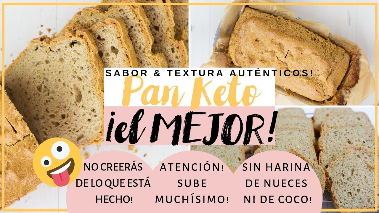 Pan Keto Videos
 PAN KETO SIN GLUTEN LOW CARB & PALEO LA MEJOR RECETA DE