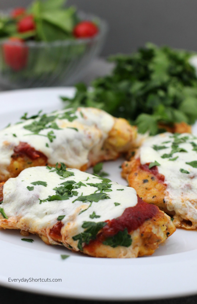 Parmesan Chicken Keto
 Keto Chicken Parmesan Everyday Shortcuts