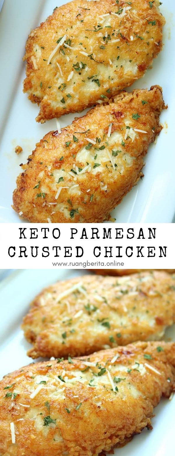 Parmesan Crusted Chicken Keto
 Keto Parmesan Crusted Chicken Food and Recipes