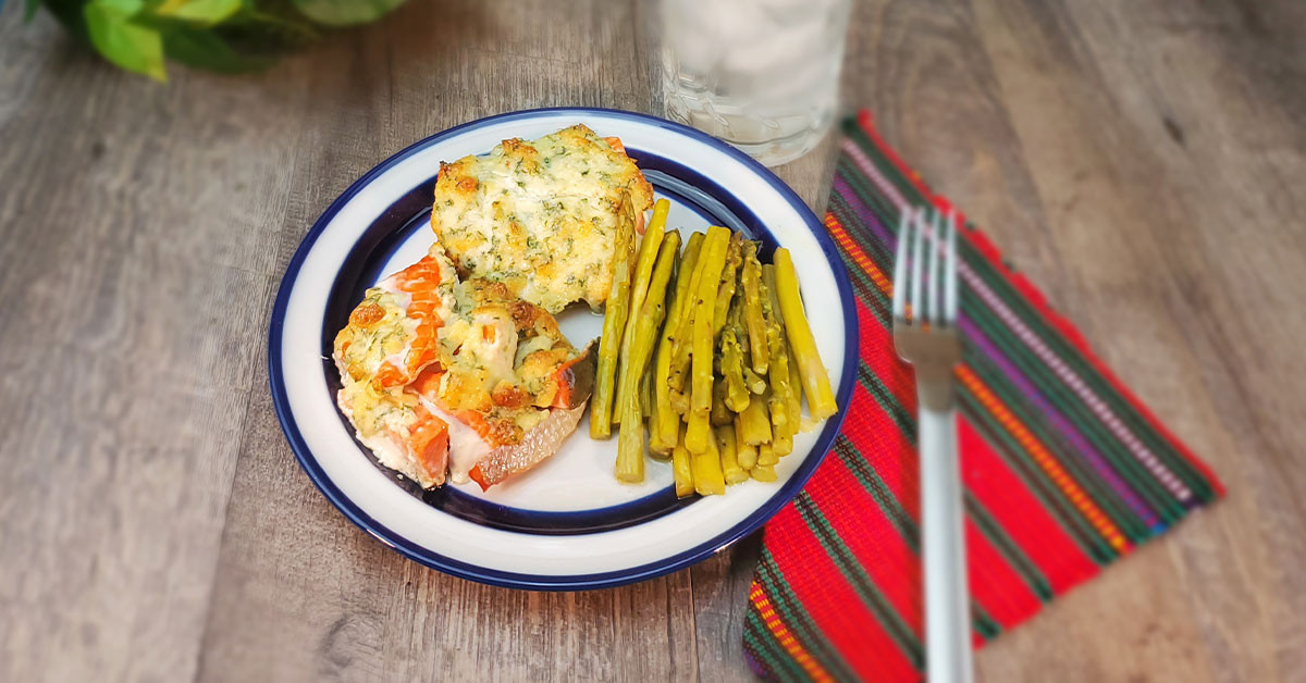 Parmesan Crusted Salmon Keto
 Low Carb Parmesan and Parsley Crusted Salmon Recipe Recipe