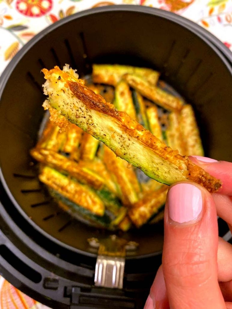 Parmesan Crusted Zucchini Keto
 Air Fryer Keto Zucchini Fries With Parmesan Cheese No