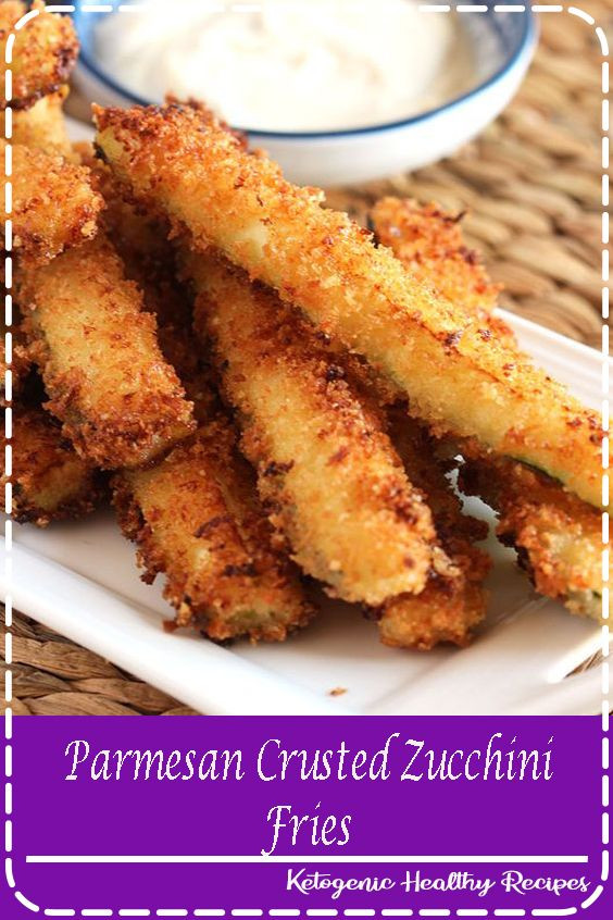 Parmesan Crusted Zucchini Keto
 Parmesan Crusted Zucchini Fries