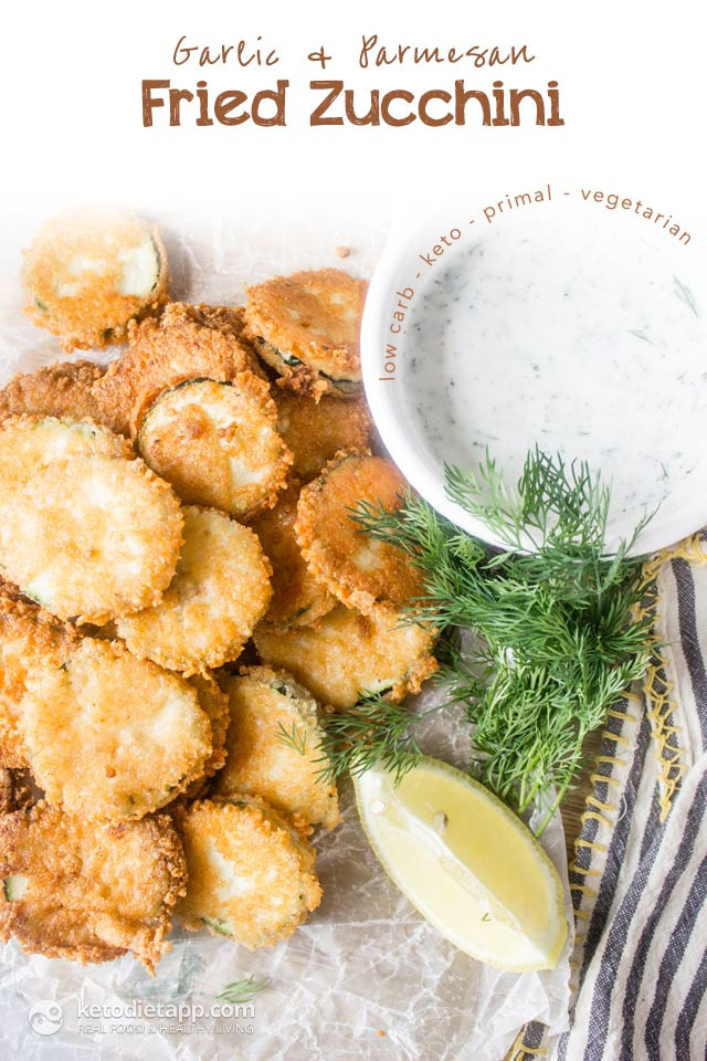 Parmesan Zucchini Keto
 Garlic & Parmesan Keto Fried Zucchini