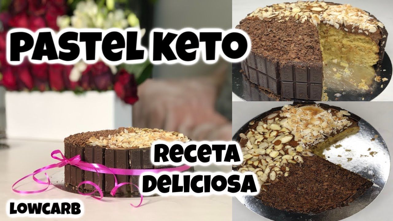 Pastel Keto Videos
 PASTEL KETO DE ALMENDRAS CHOCOLATE Y COCO