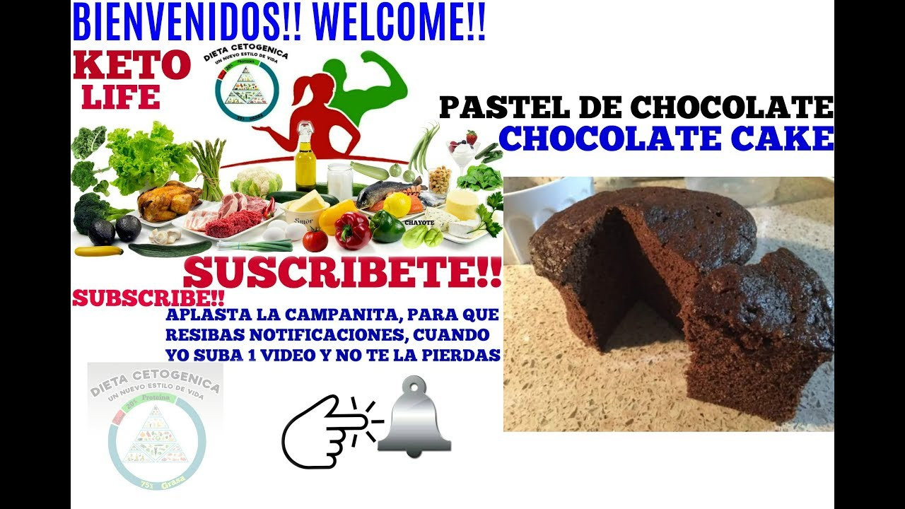 Pastel Keto Videos
 PASTEL DE CHOCOLATE CETOGENICA KETO CHOCOLATE CAKE