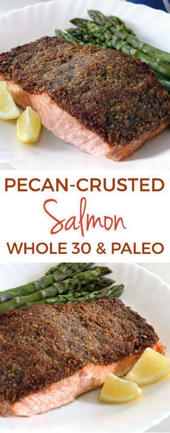 Pecan Crusted Salmon Keto
 This paleo and Whole30 pecan crusted salmon is an easy way