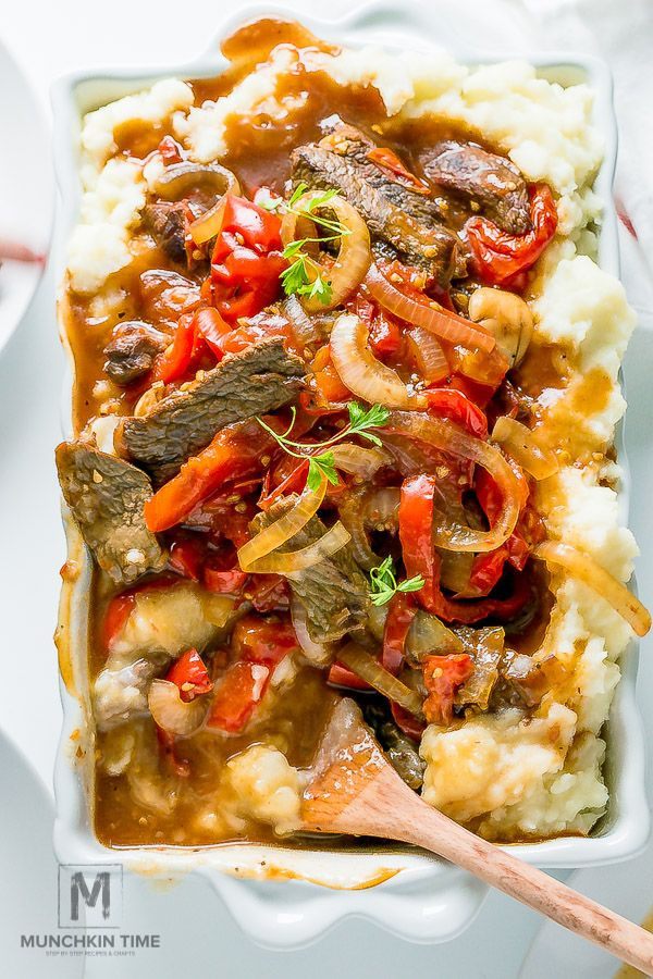 Pepper Steak Recipe Crock Pot Keto
 Tender Crock Pot Pepper Steak in amazing thick sauce Easy