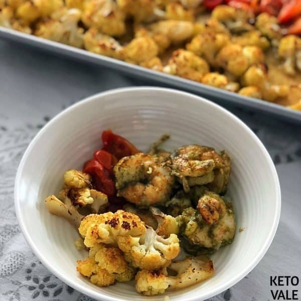 Pesto Shrimp Keto
 Keto Baked Pesto Shrimp with Cauliflower Low Carb Recipe