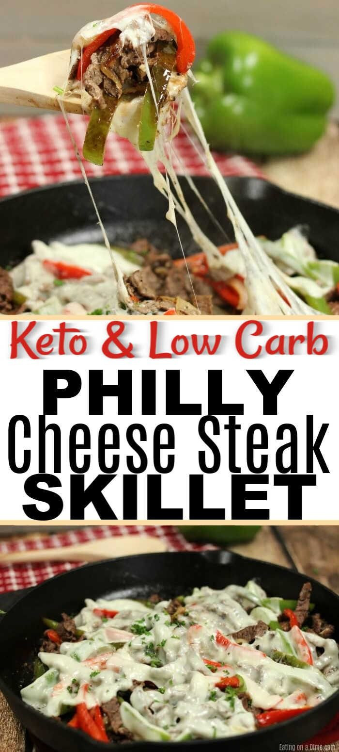 Philly Cheese Steak Crock Pot Keto
 Keto Philly Cheese Steak Skillet Dinner Recipe