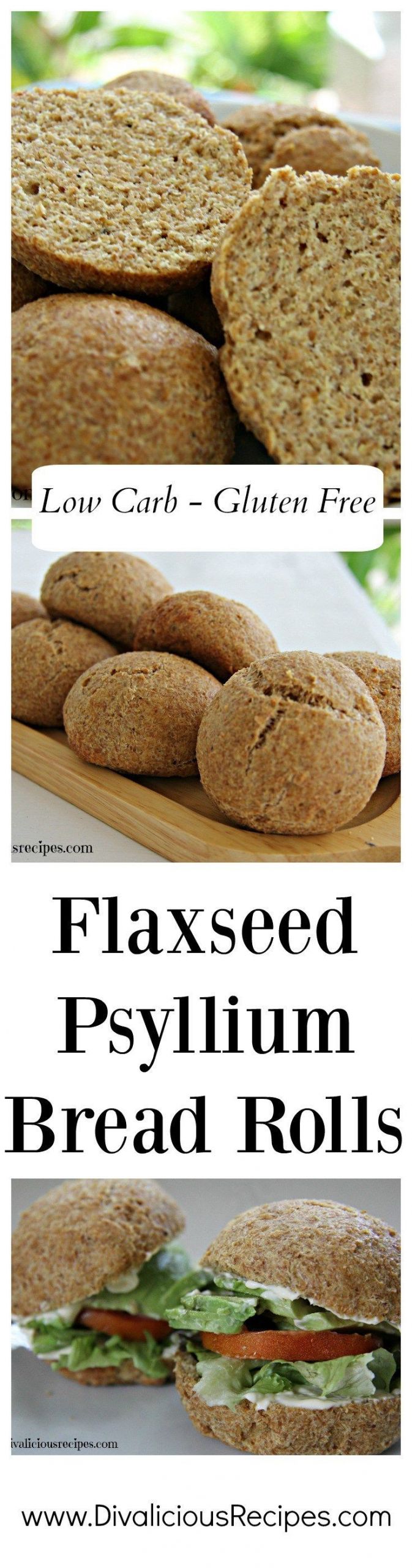 Physillium Husk Recipes Low Carb Bread
 Low Carb Flaxseed & Psyllium Bread Rolls