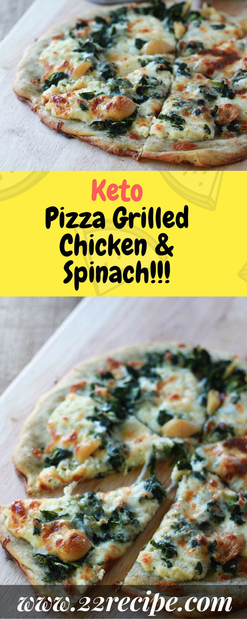 Pizza Stuffed Chicken Keto
 Keto Pizza Grilled Chicken & Spinach