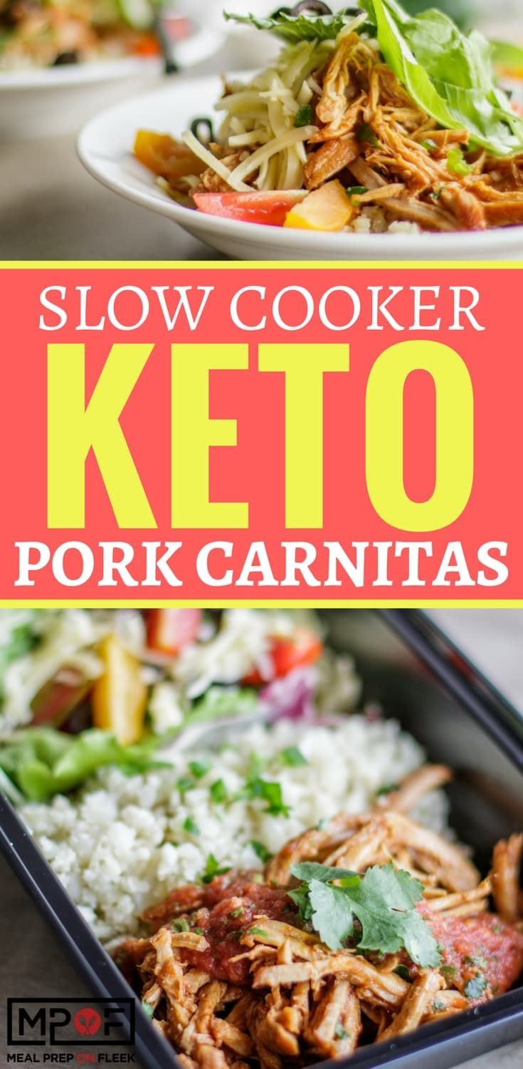 Pork Carnitas Slow Cooker Keto
 Slow Cooker Keto Pork Carnitas Bowls Recipe