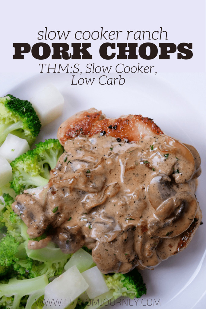 Pork Chop Recipes Crockpot Keto
 Slow Cooker Ranch Pork Chops THM S Low Carb Ketogenic