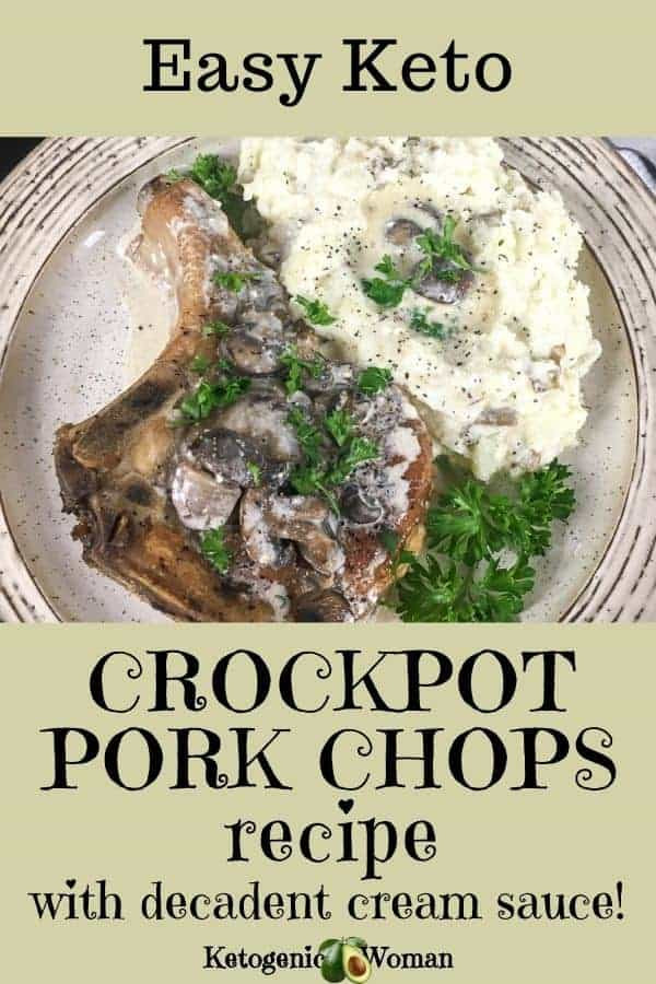 Pork Chop Recipes Crockpot Keto
 Slow Cooker Pork Chops with Creamy Mushroom Sauce