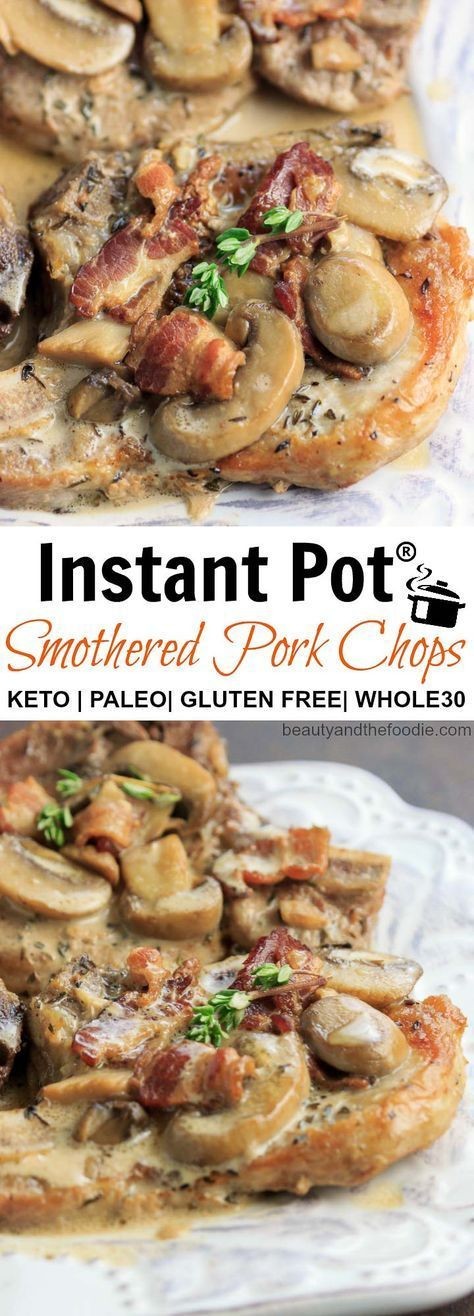 Pork Chop Recipes Instant Pot Keto
 Instant Pot Keto Smothered Pork Chops Recipes Book