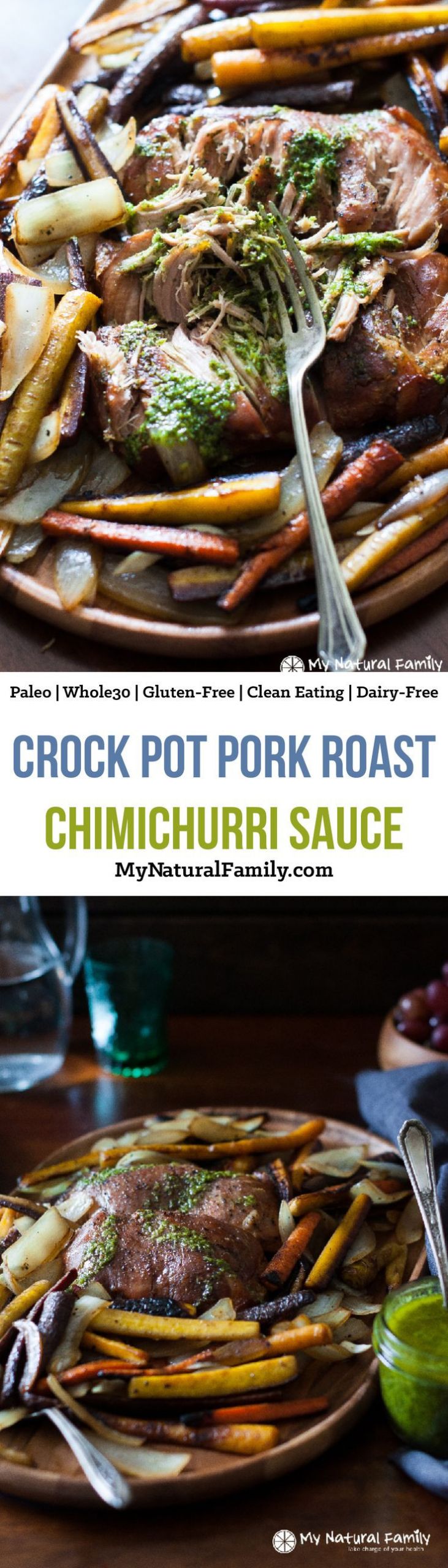 Pork Roast Crock Pot Recipes Slow Cooker Keto
 Paleo Pork Roast Slow Cooker Recipe with a Sugar Free