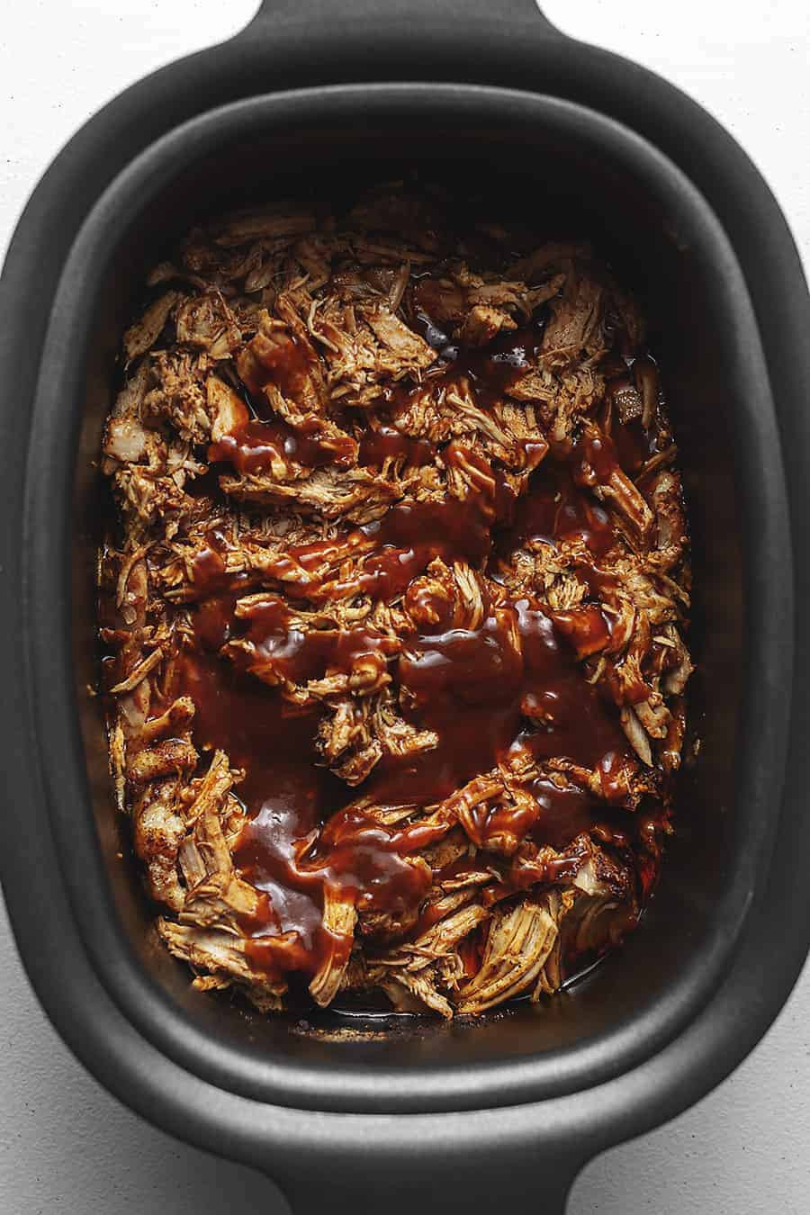 Pork Shoulder Recipes Crock Pot Keto
 Crock Pot Pork Loin BBQ Pulled Pork • Low Carb with Jennifer