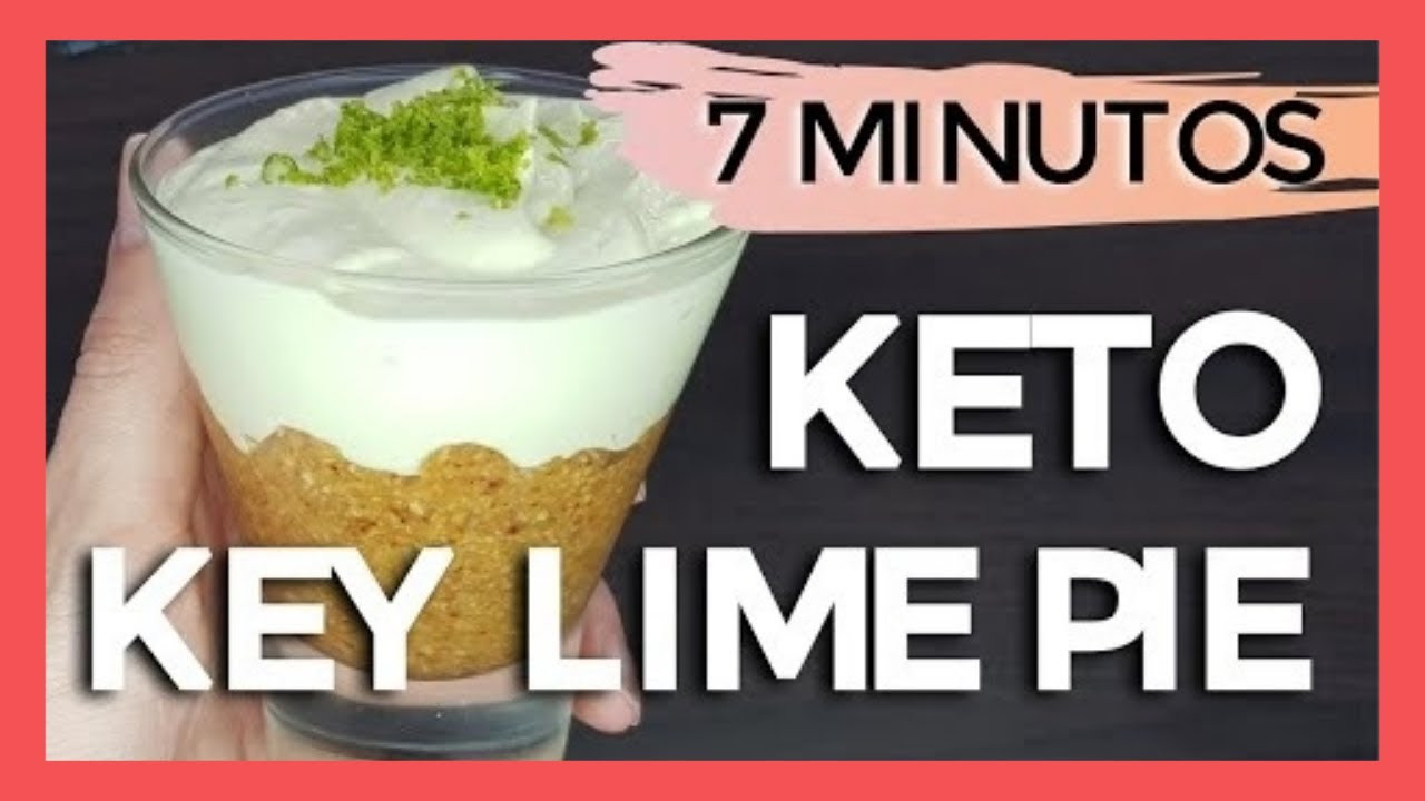 Postres Keto Videos
 POSTRE KETO 7 MINUTOS ?KEY LIME PIE KETO Pie de