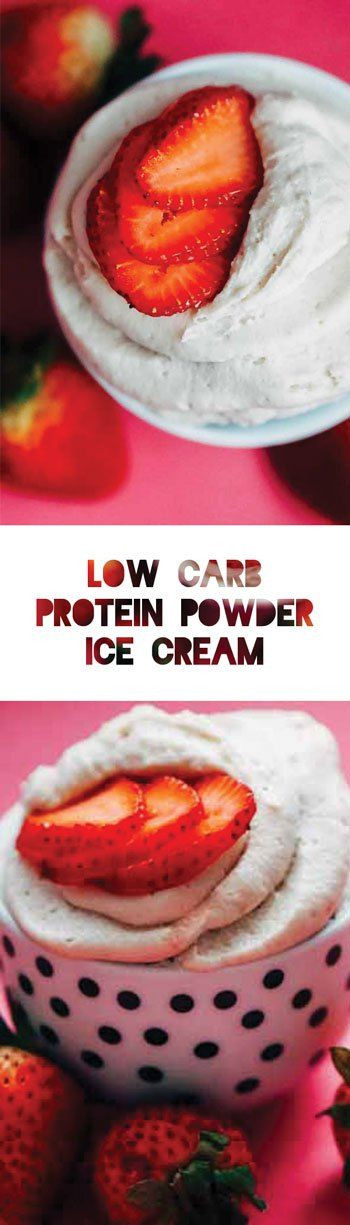 Protein Powder Desserts Low Carb
 Low Carb Ice Cream with Protein Powder
