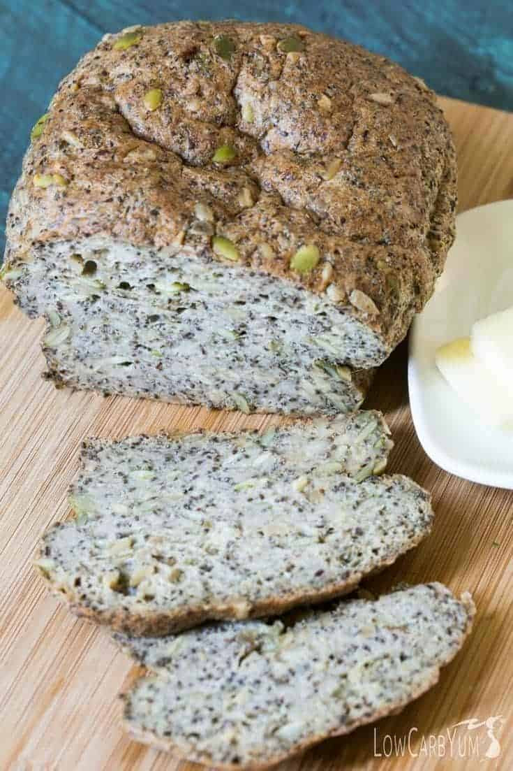 Psyllium Bread Recipe
 Pumpkin Sunflower Seed Psyllium Bread