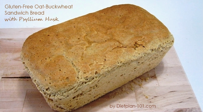 Psyllium Husk In Bread
 Gluten Free Oat Buckwheat Sandwich Bread with Psyllium