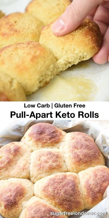 Pull Apart Keto Bread Rolls
 These pull apart Keto bread rolls are made with yeast