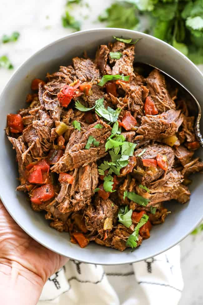 Pulled Beef Keto
 Mexican Shredded Beef Paleo Whole30 Keto