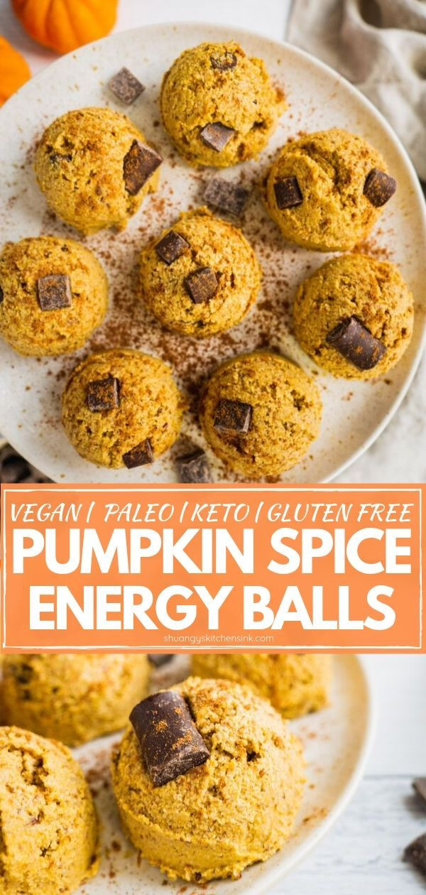 Pumpkin Keto Balls
 No Bake Pumpkin Spice Energy Balls Vegan Keto Paleo