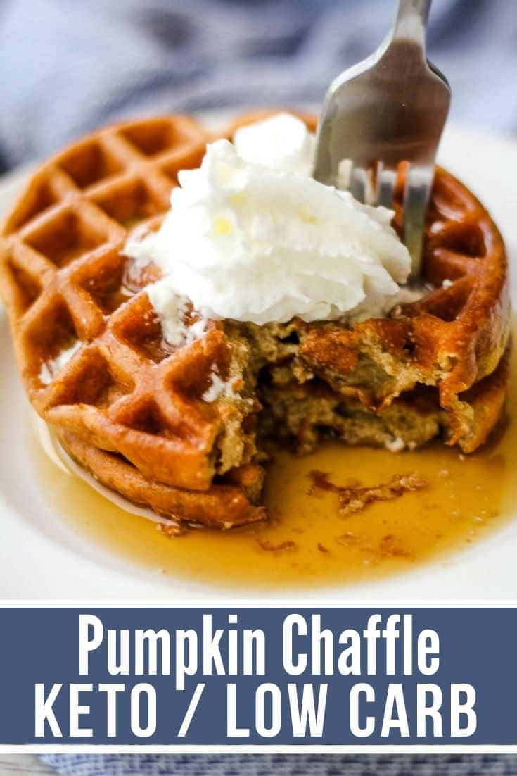 Pumpkin Keto Chaffle
 Maple Pumpkin Keto Waffle Recipe Chaffle Recipe
