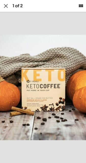 Pumpkin Keto Coffee It Works
 It Works Keto Coffee Pods Pumpkin Spice 12 Pack